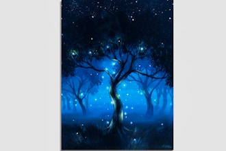 Paint Nite: Forest of Light II